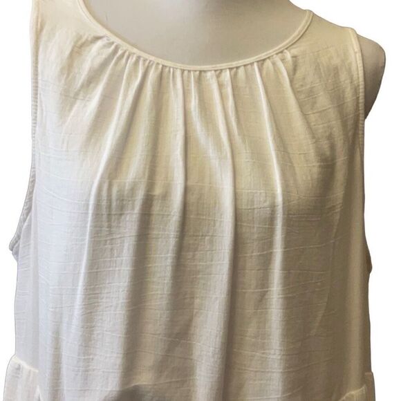 Ava & Viv Colorblock Maxi Dress - White, Orange, Red - Picture 3 of 16